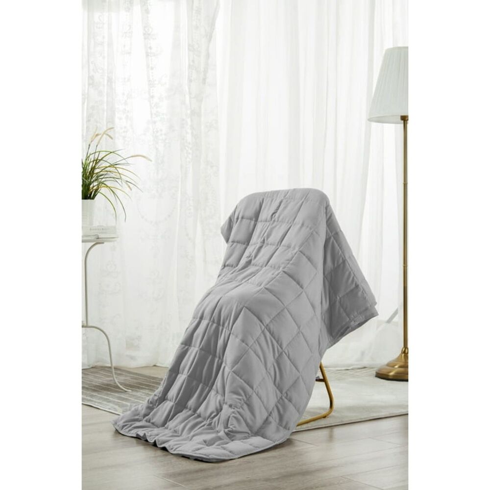 Grey Twin Size Weighted Blanket NEW